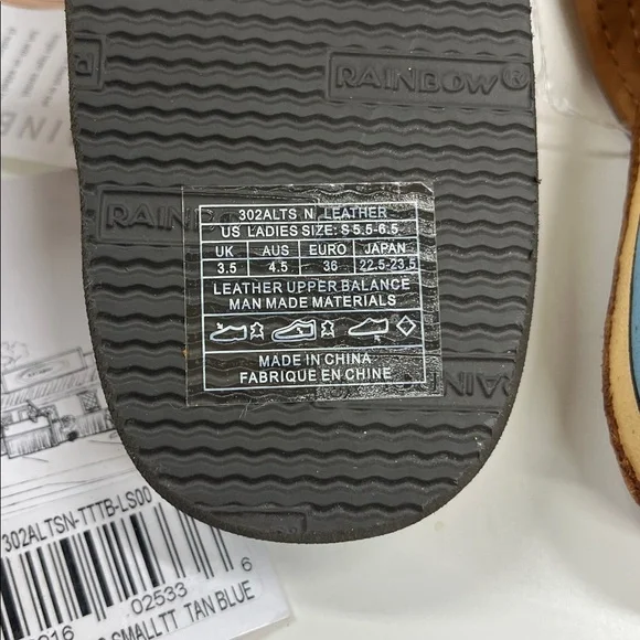 NWT RAINBOW Women’s Narrow Strap 302ALTS Size Small (5.5-6.5) - Picture 8 of 8